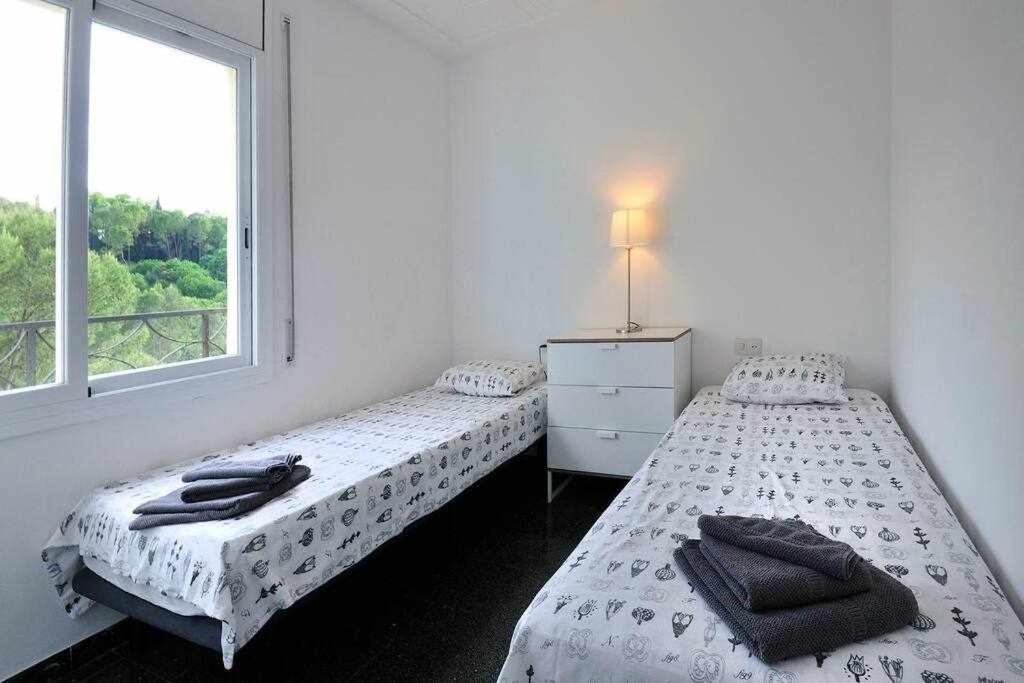 Apartamento Con Increibles Vistas Y Terraza Girona Bagian luar foto