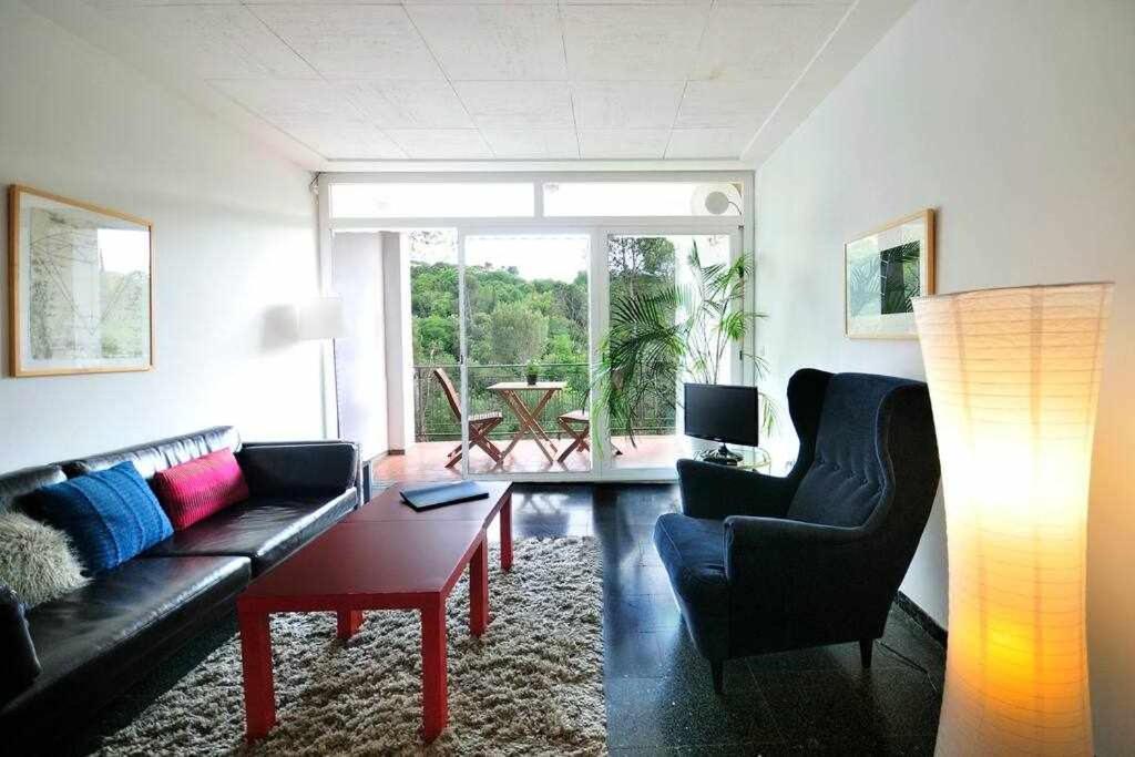 Apartamento Con Increibles Vistas Y Terraza Girona Bagian luar foto