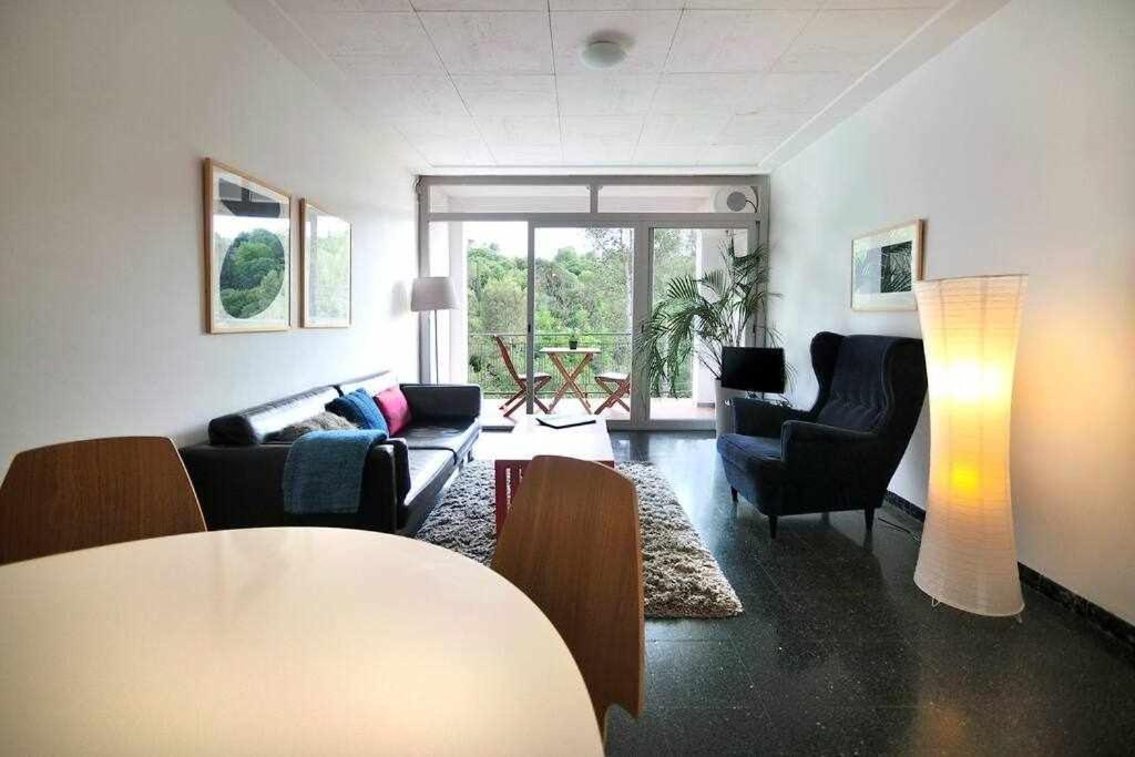 Apartamento Con Increibles Vistas Y Terraza Girona Bagian luar foto