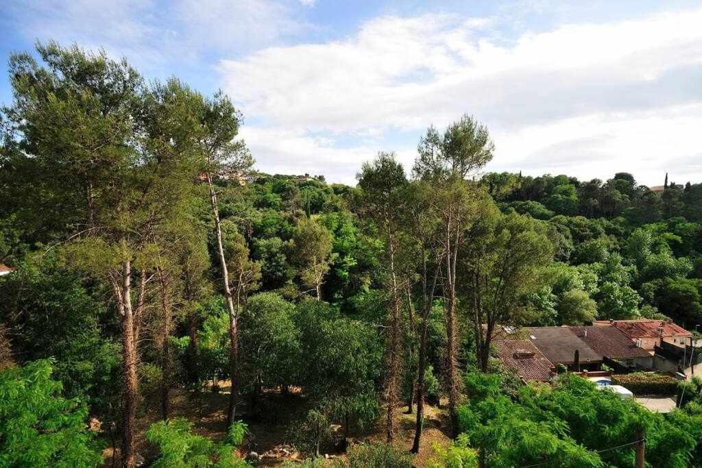 Apartamento Con Increibles Vistas Y Terraza Girona Bagian luar foto