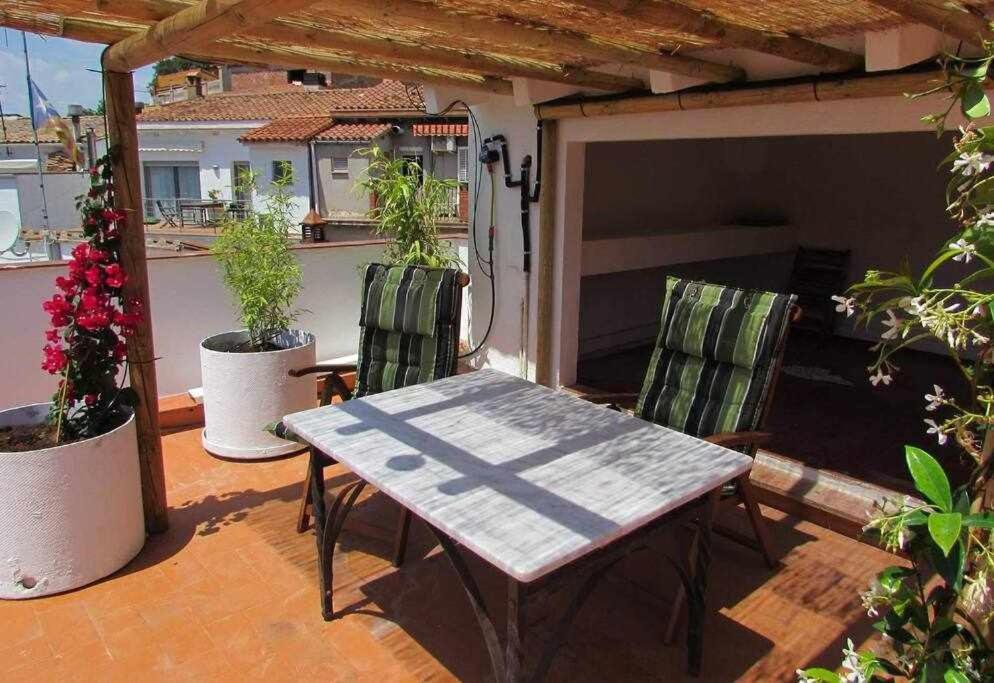 Apartamento Con Increibles Vistas Y Terraza Girona Bagian luar foto